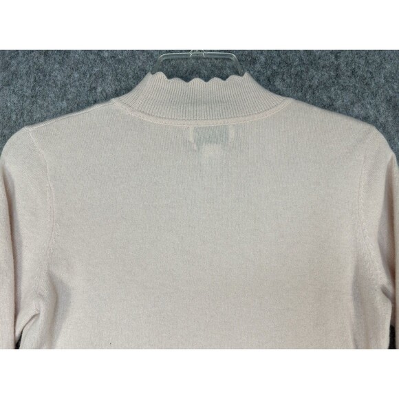 Nanette Lepore Pink 100% Cashmere Long Sleeve Sweater Soft 2 Ply Size Large - Picture 5 of 11